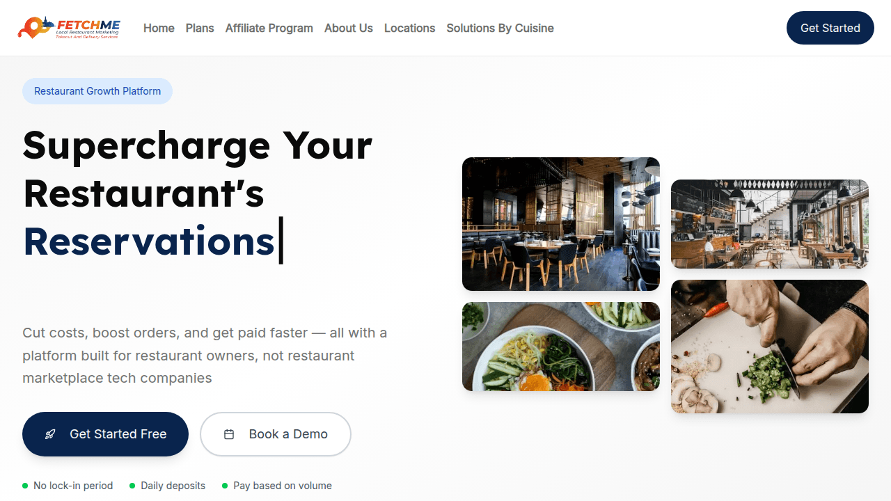 FetchMe Marketing Website